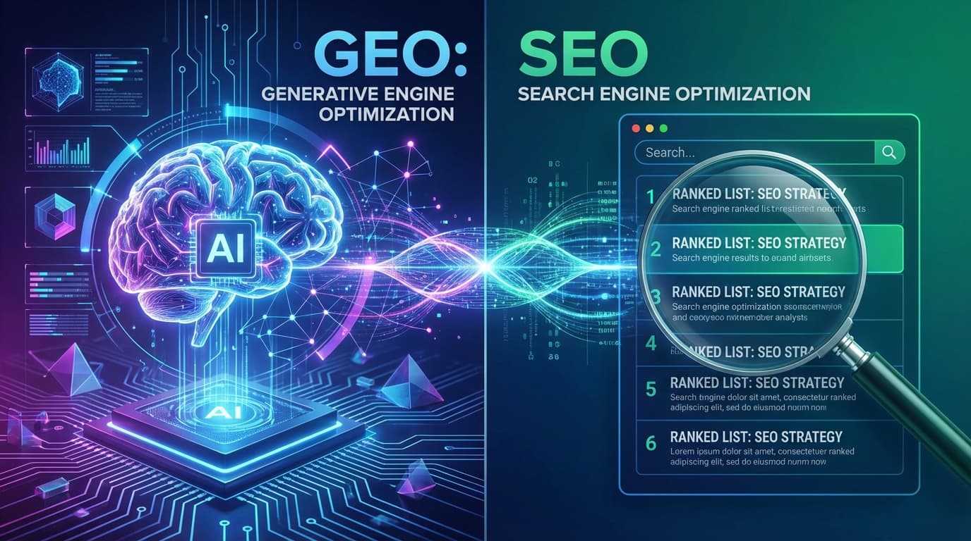 GEO vs SEO Comparison - Key Differences Explained